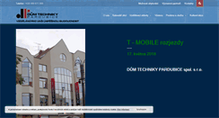 Desktop Screenshot of dtpce.cz